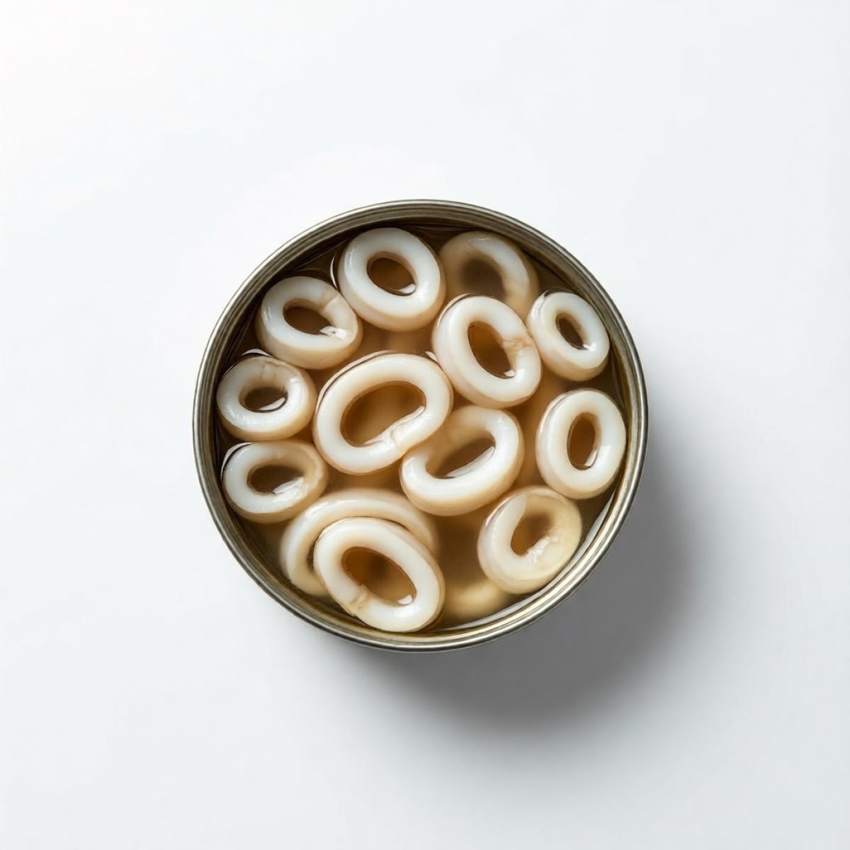 Ингредиент Кальмары консервированные для рецепта Салат Лесная тайна: пошаговый рецепт с фото - слоеный салат с кальмарами и фасолью