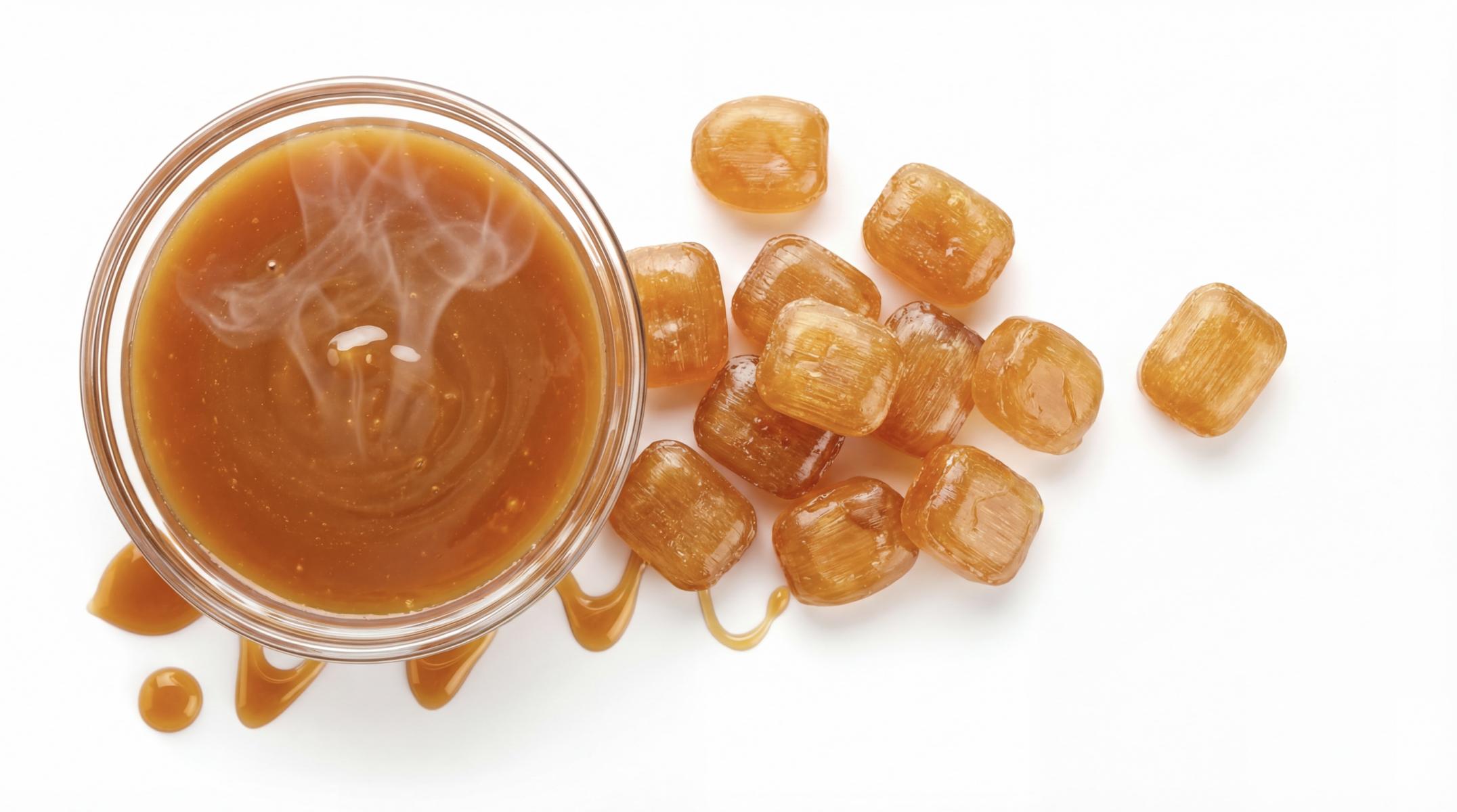 Ингредиент Карамель для рецепта Тыквенные пирожные с шоколадом и карамелью - осенний десерт