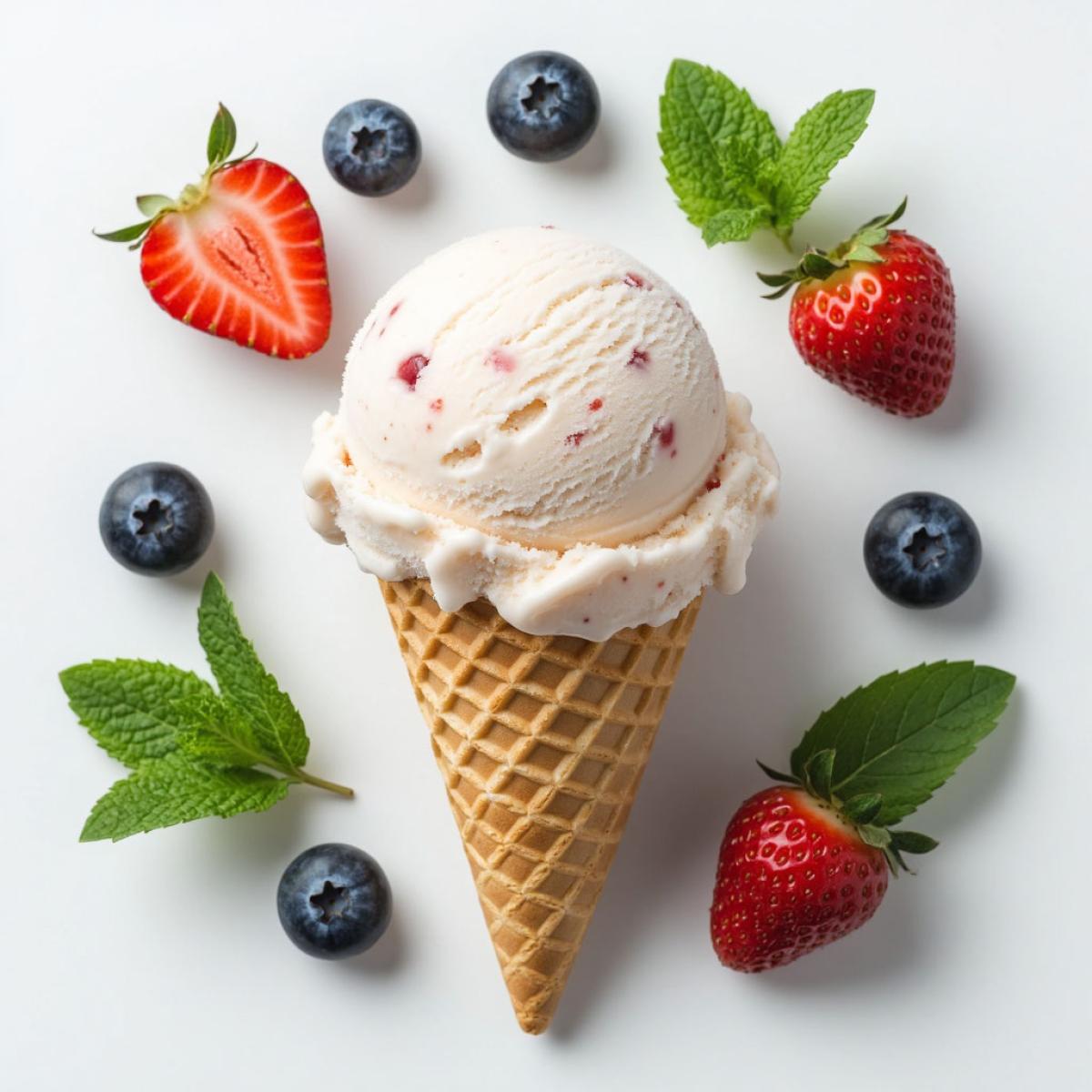 Обезжиренное мороженое