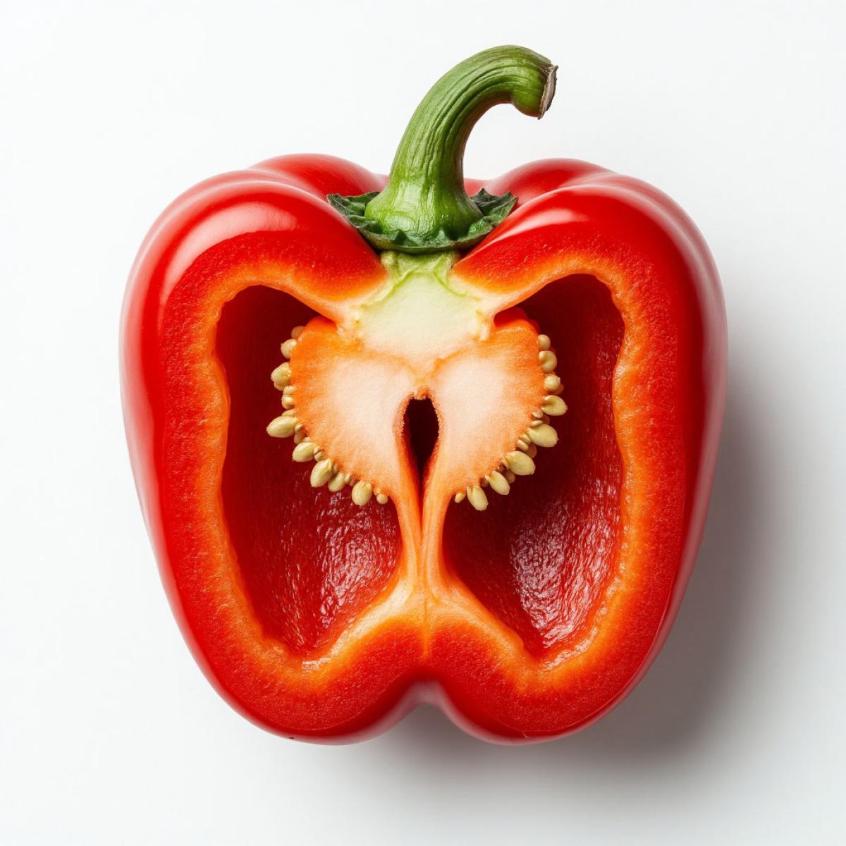 Ингредиент Перец болгарский красный для рецепта Закусочный торт с креветками и авокадо - рецепт из слоеного теста