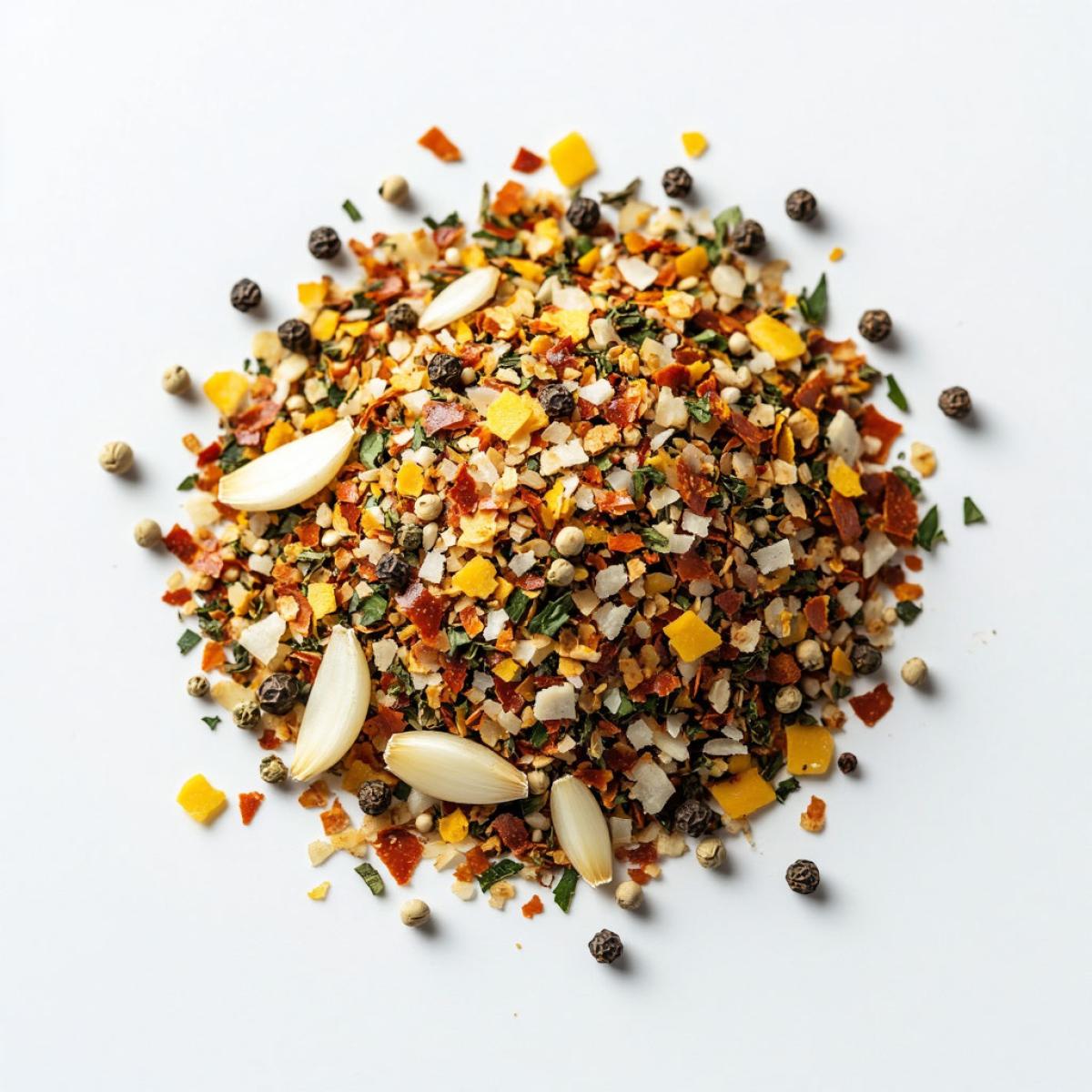 Ингредиент Приправа для морепродуктов для рецепта Слоеный салат с креветками и авокадо: пошаговый рецепт с фото