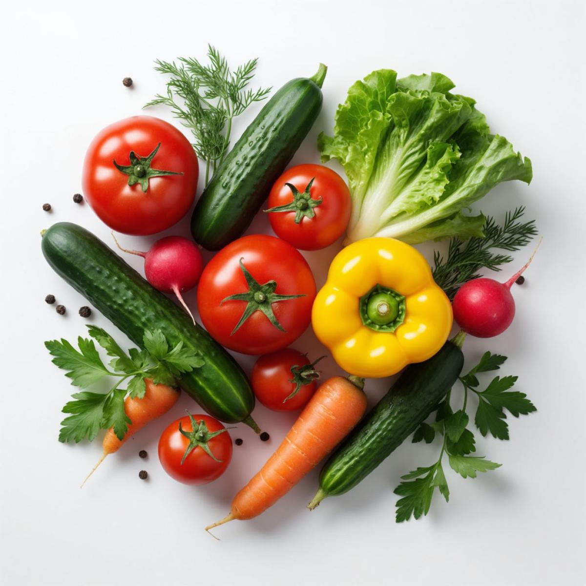 Свежие овощи
