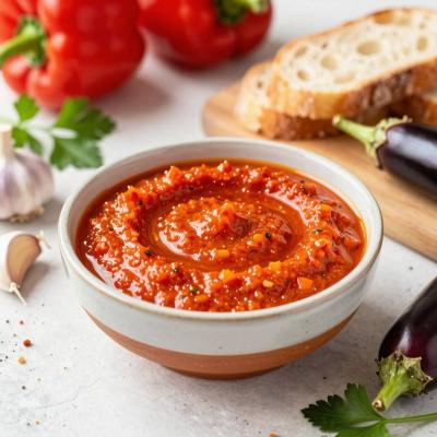 Айвар - балканский соус из перца и баклажанов