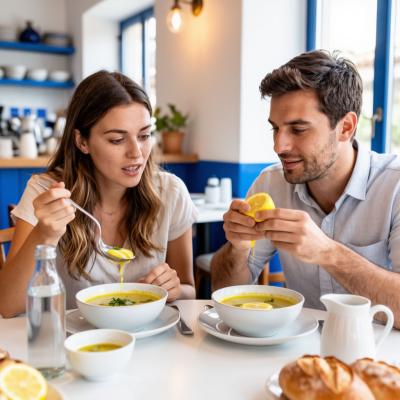 Авголемоно: классический рецепт греческого супа с лимоном и яйцом