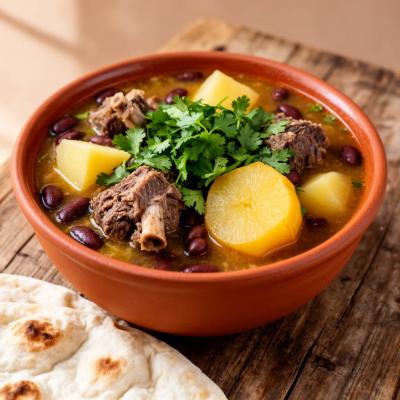 Баранина с фасолью по-азербайджански: рецепт маш-шорбы с алычой и айвой