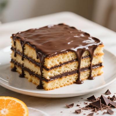 Бисквитный кекс Графиня кухни - апельсиновый торт с шоколадом