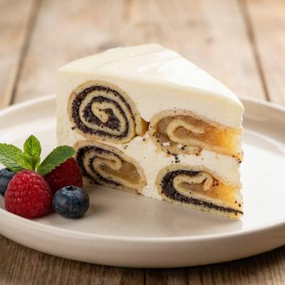 Блинные рулетики под творожной шубой - рецепт запеканки