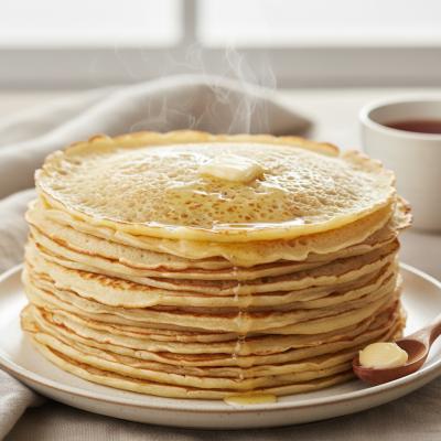 Блины на сыворотке без дрожжей - мягкие, пышные и воздушные. Простой рецепт на каждый день