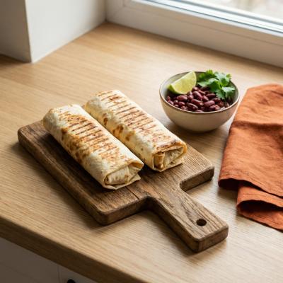 Буррито с курицей и овощами в лаваше - пошаговый рецепт с фото