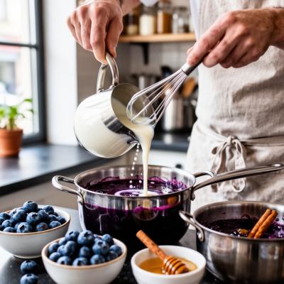 Черничный суп-десерт с рисом: рецепт с корицей и кардамоном