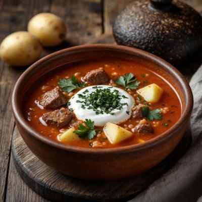 Чесночный суп по-кубански: рецепт с мясом и рисом