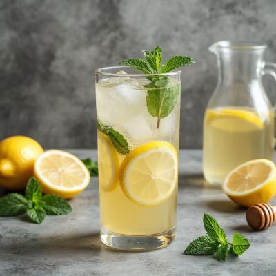 Домашний лимонад из лимонов и мяты - классический рецепт