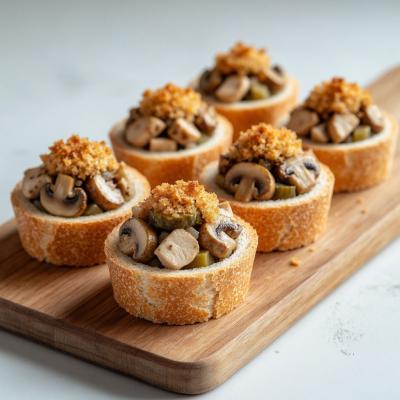 Фаршированный багет - лучшая пикниковая закуска Рецепт с курицей и грибами