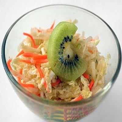 Фруктовый салат с пекинской капустой