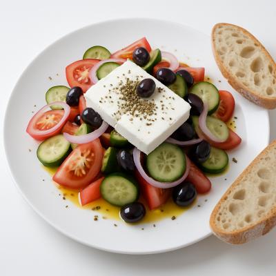 Греческий салат Хориатики: рецепт