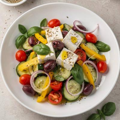 Греческий салат: классический пошаговый рецепт с фото