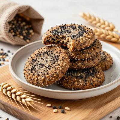 Гречневое печенье с маком: простой рецепт