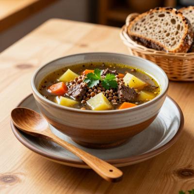 Гречневый суп с куриной печенью: пошаговый рецепт домашнего русского супа