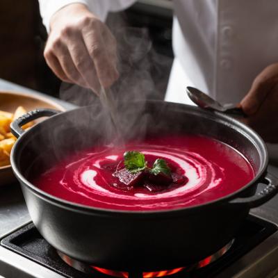 Холодный суп на свекольном отваре: Старинный рецепт с фото.