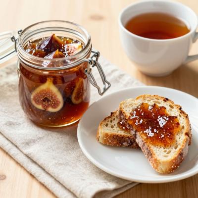 Инжирный джем с лаймом и ликером - густой и ароматный - пошаговый рецепт