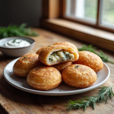 Жареные пирожки быстрого приготовления на кефире