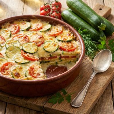 Кабачки под соусом бешамель - простой рецепт в духовке