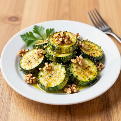 Кабачки в ореховом соусе с грецкими орехами и чесноком - вегетарианский рецепт