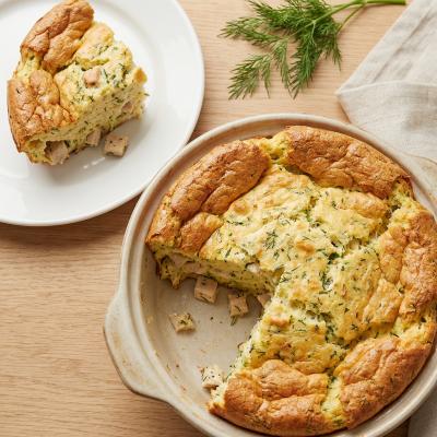 Кабачковое суфле с курицей - пошаговый рецепт с фото