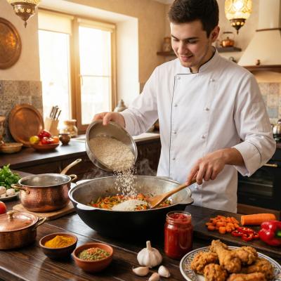 Кабса с курицей - пошаговый рецепт с фото