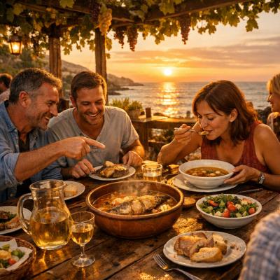 Какавия: классический рецепт греческого рыбного супа с томатами и сливками