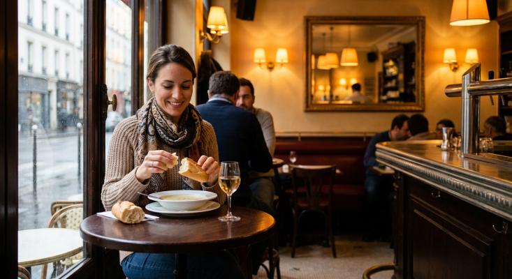 Классический французский рецепт: суп Парментье с молоком на одну порцию