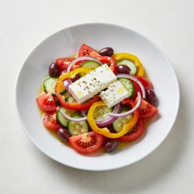 Классический греческий салат: пошаговый рецепт с фото - хориатики