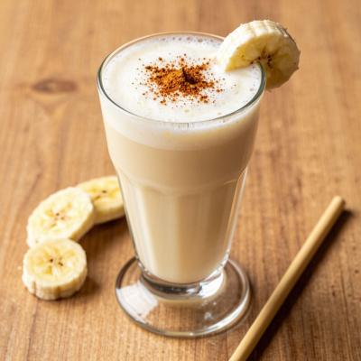Коктейль из бананов с молоком и кефиром - полезный напиток - пошаговый рецепт