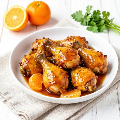 Курица с мандаринами - пошаговый рецепт с фото