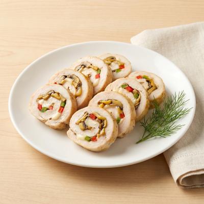 Куриные рулетики с шампиньонами и сыром - пошаговый рецепт с фото