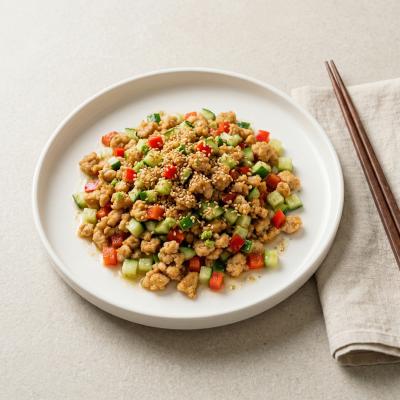 Куриный салат по-японски: рецепт с васаби