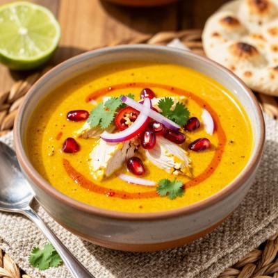 Куриный суп с карри и кокосовым молоком: быстрый и ароматный рецепт