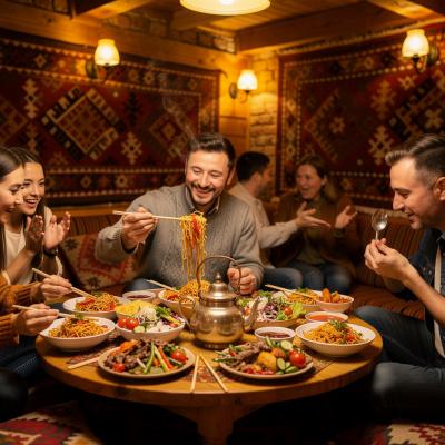 Лагман: классический рецепт узбекского блюда с бараниной и лапшой