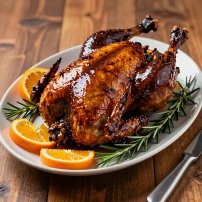 Лакированная утка в медово-соевой глазури - хрустящая корочка - пошаговый рецепт