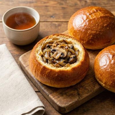 Ленивые булочки с грибами: быстрый завтрак за 15 минут