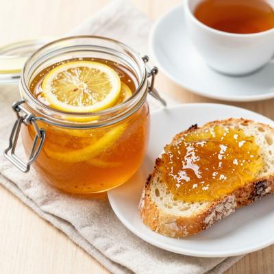 Лимонный конфитюр с цедрой - прозрачный мармеладный джем - пошаговый рецепт