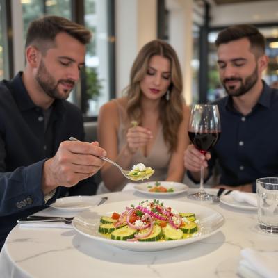 Рецепт Закуски из цукини с сыром Фета — лёгкая, полезная и низкокалорийная закуска