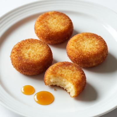 Манные биточки - воздушный десерт с ванилью и лимонной цедрой