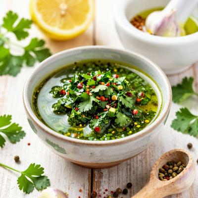 Марокканский соус Чермула - рецепт яркого маринада