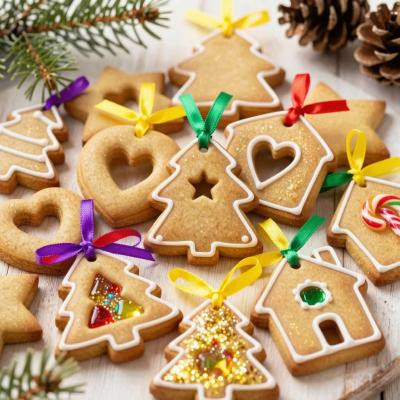 Медовое печенье на ёлку: рецепт с леденцами