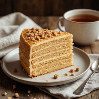 Медовый бисквит - пышный рецепт с кремом из сгущенки