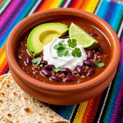 Мексиканский суп с красной фасолью: густой и острый рецепт