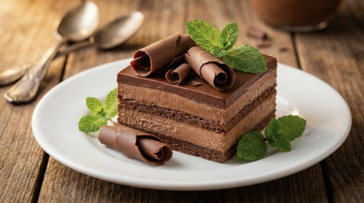 Молочно-шоколадный десерт ПАВЕ