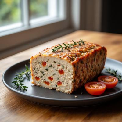 Мясной хлеб из куриного фарша - рецепт в духовке