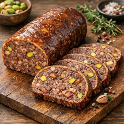 Мясной террин - изысканная французская закуска Рецепт с печенью беконом и фисташками